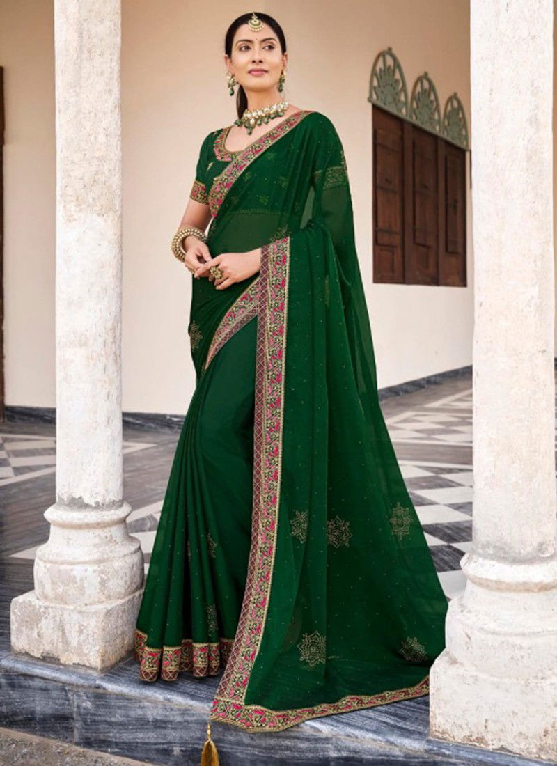 Mahima Exclusive Wear Wholesale Chiffon Sarees