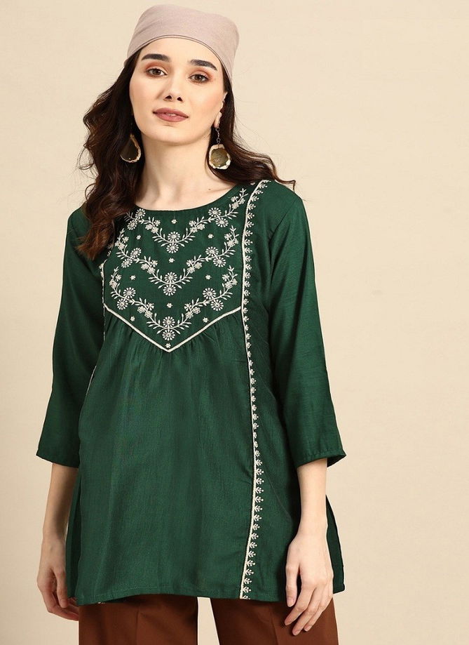 Marina By Mahotsav Viscose Designer Short Kurti Catalog