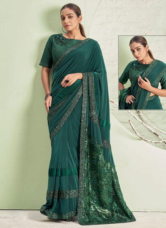 Mohamanthan Royal By Mahotsav Party Wear Sarees Catalog