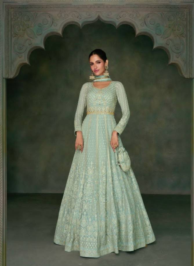 Nayaab By Sayuri Designer Georgette Gown With Dupatta Catalog