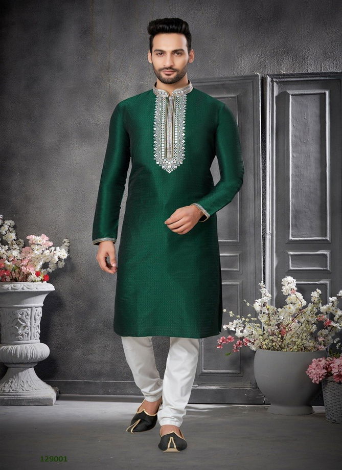 Outluk Vol 129 Party Wear Mens Kurta With Pajama Catalog