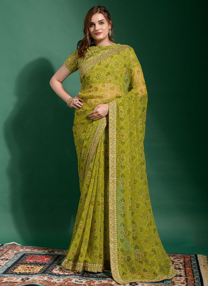 Patola Fancy Wear Wholesale Georgette Sarees