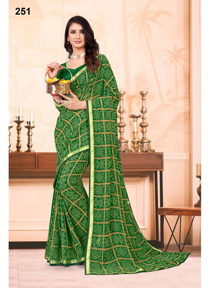 Rajkumari Vol 3 By Sarita Creation Georgette Saree Catalog