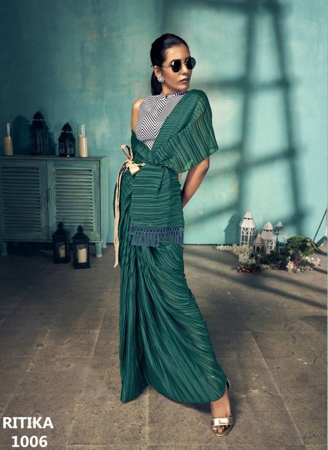 Ritika By Fashion Lab Party Wear Saree Catalog