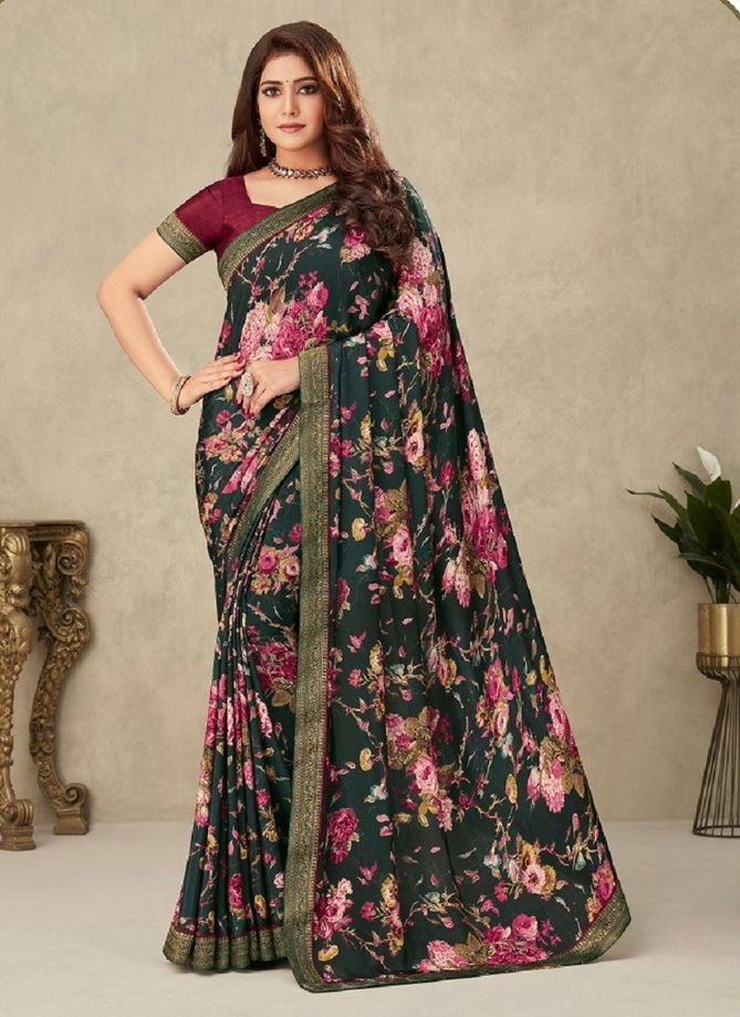 Samaira 3rd Edition By Ruchi Sarees Crepe Silk Casual Wear Designer Saree Catalog