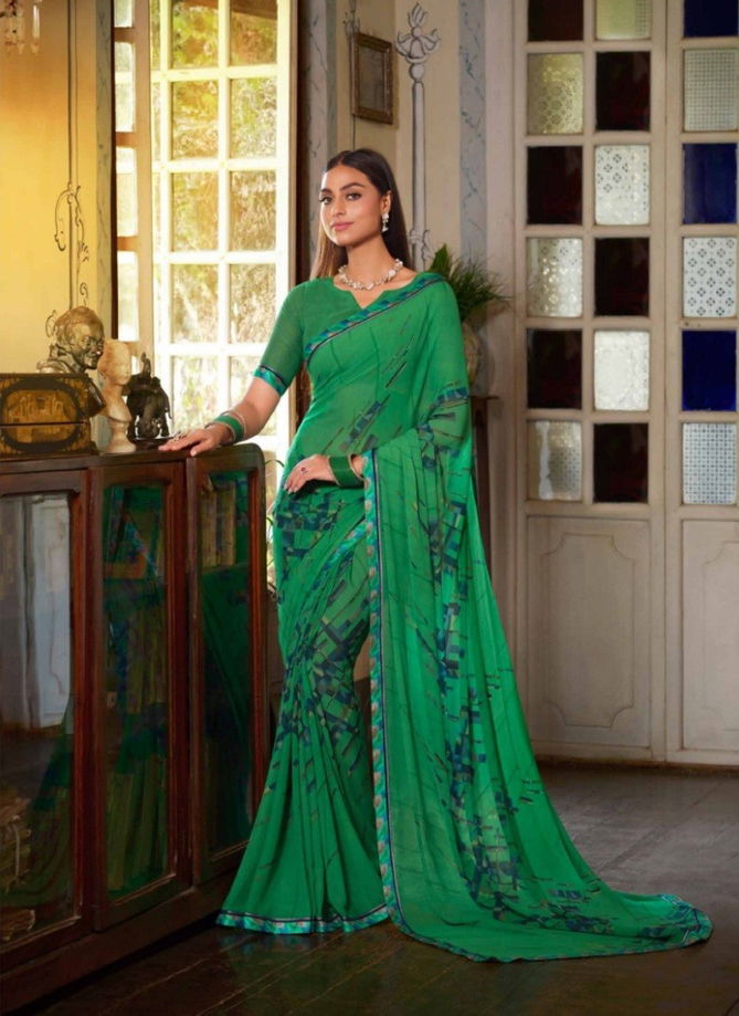 Vaishali By Vipul Georgette Printed Daily Wear Sarees Wholesale Price In Surat