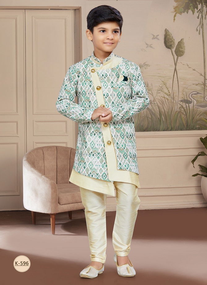 Kids Vol 4 Boys Wear Kurta Pajama And Indo Western Catalog