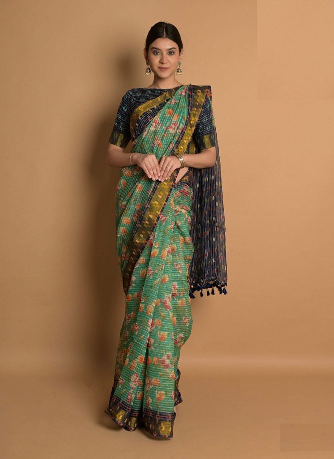 Katha Cotton By Ashima Printed Saree Catalog