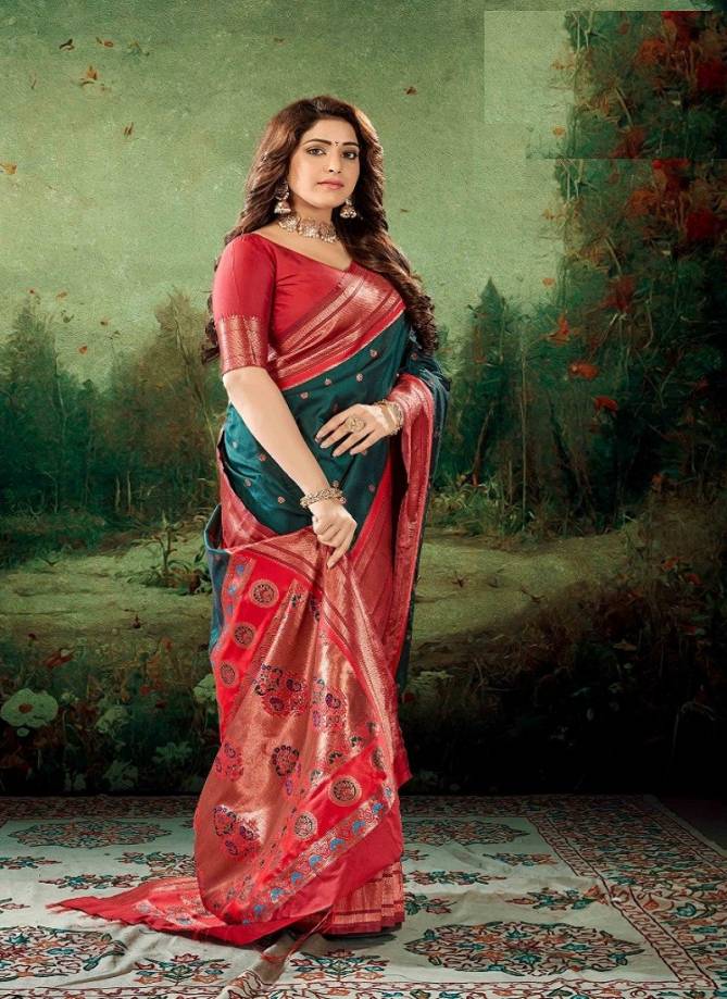 Kiya Paithani Silk By Rajpath Silk Saree Catalog