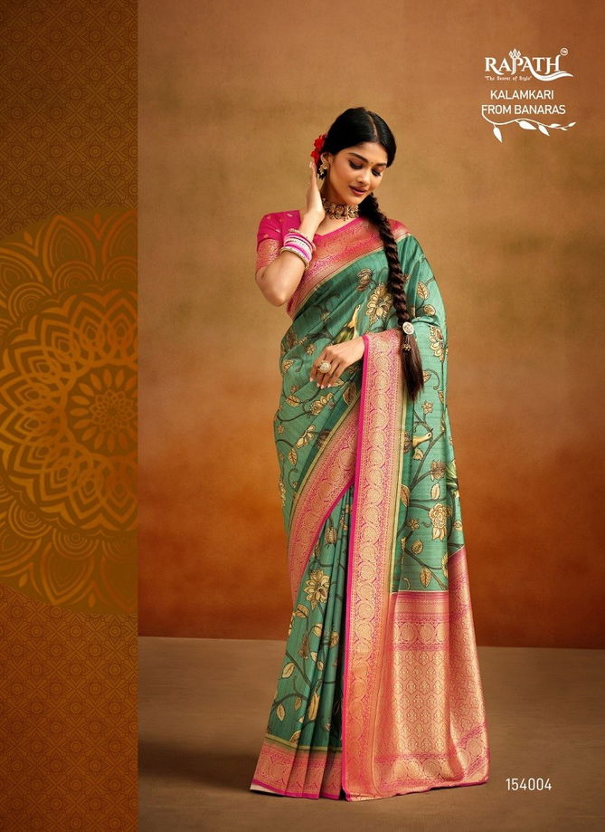 Moghra Silk By Rajpath Designer Saree Catalog