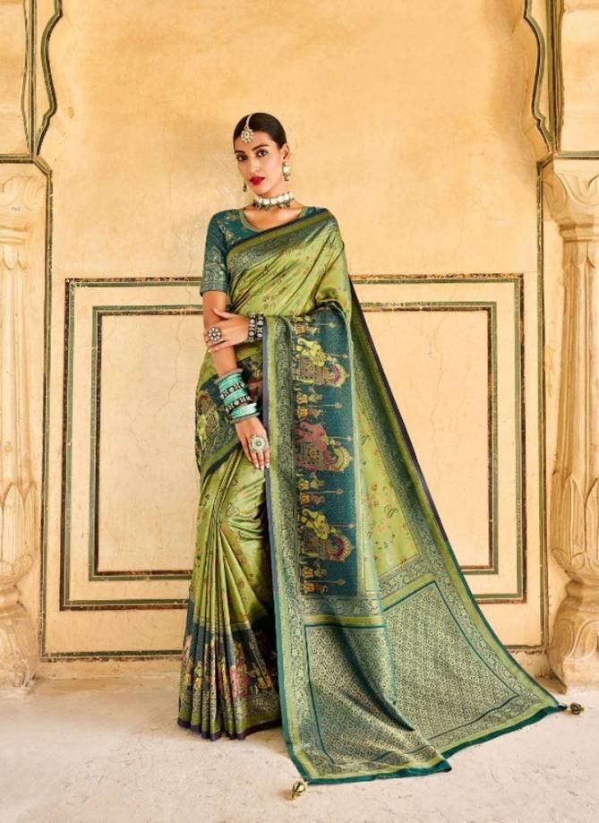 Rutba Vol 5 By Krishna Gokul Silk Sarees Catalog