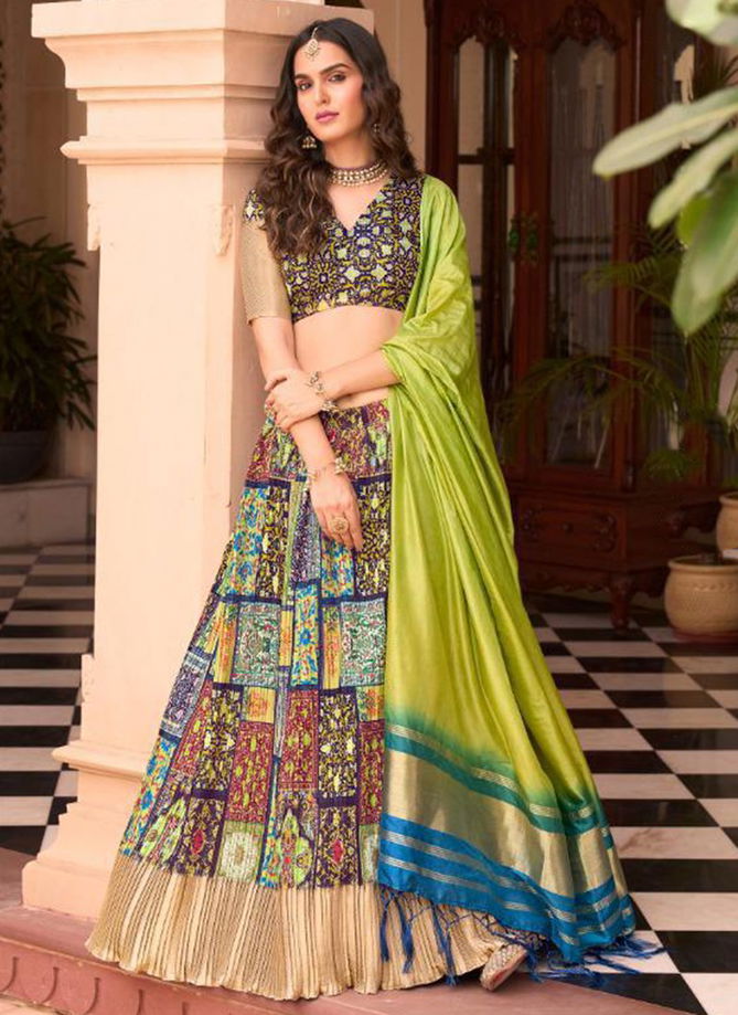 Green Vivanta Festive Wear Wholesale Designer Lehenga Choli Catalog 707