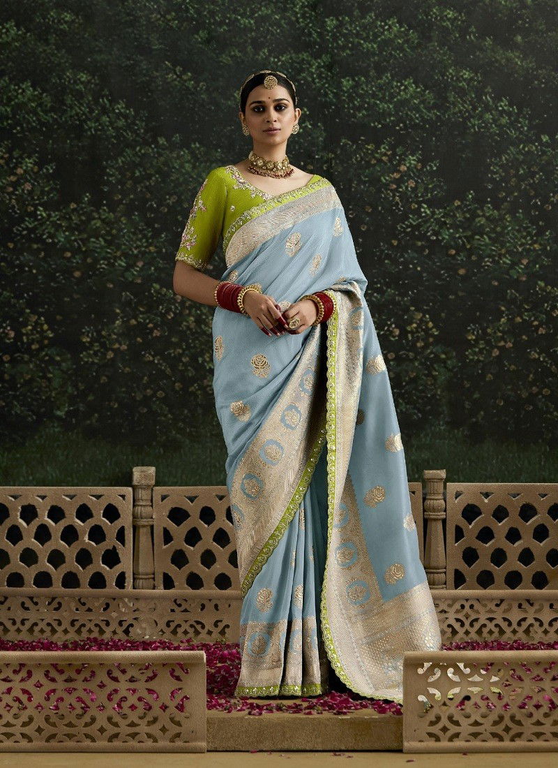 Baisaa By Kimora Dola Silk Occasion Wear Saree Suppliers In India