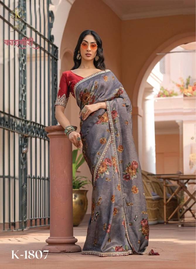 Karagiri By Kira Viscose Designer Wear Sarees Wholesale Market In Surat