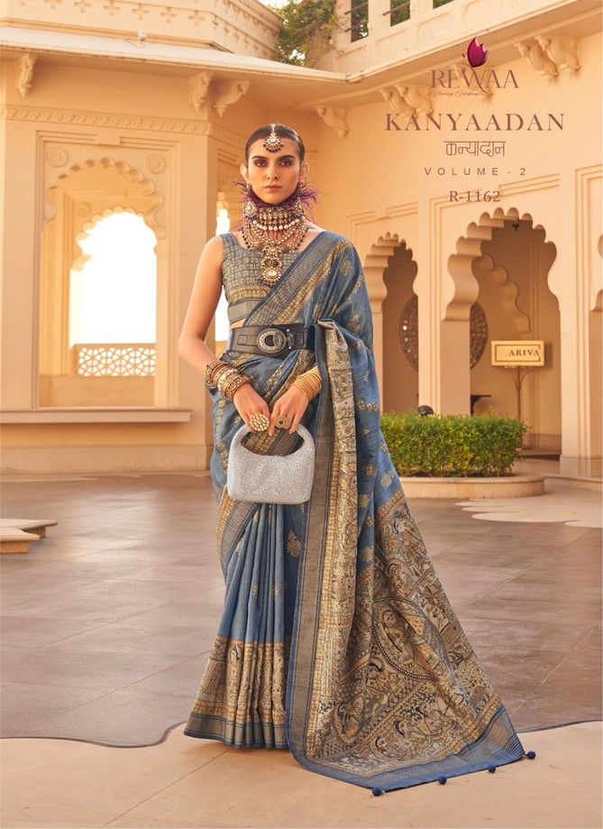 kanyaadan Vol 2 By Rewaa Printed Desginer Sarees Surat Wholesale Market