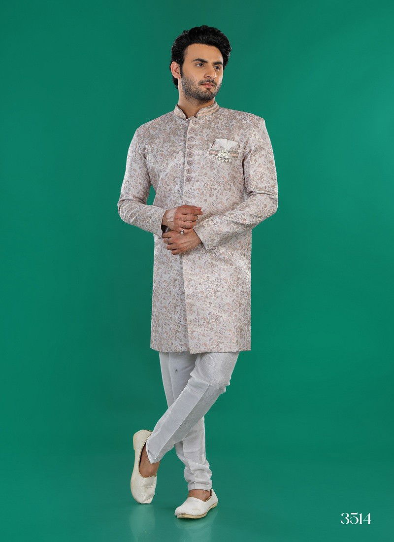 1646 1 Wedding Wear Mens Indo Western Suppliers In India