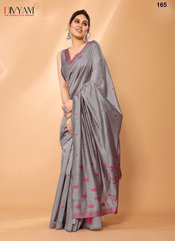 Priti By Divyam Chanderi Silk Designer Saree Wholesale Clothing Suppliers In India