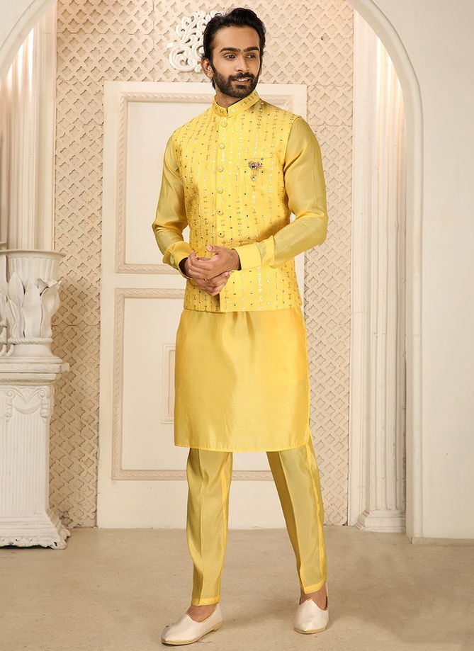 Festival Wear Wholesale Kurta Pajama With Jacket Collection