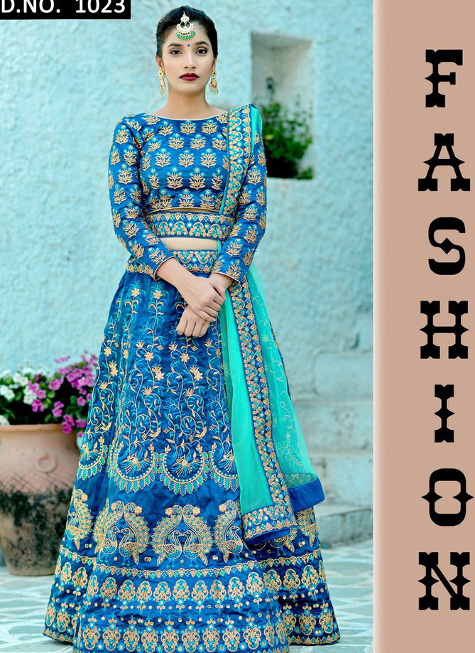 Khushbu Rasam Latest Designer Heavy Party Wear Silk Embroidery Work Lehenga Collection 