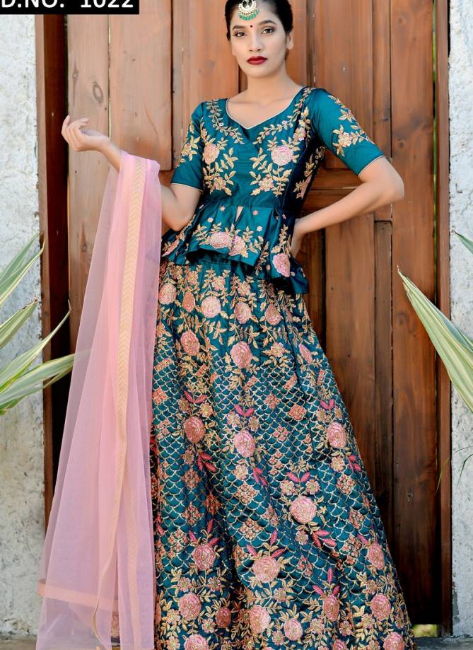 Khushbu Rasam Latest Designer Heavy Party Wear Silk Embroidery Work Lehenga Collection 