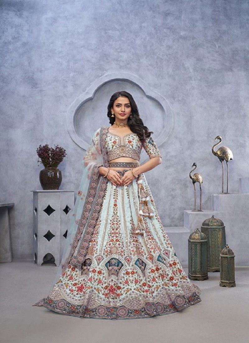 KF 12 To KF 415 By Kesar Fab Soft Net Function Wear Designer Lehenga Choli Orders In India