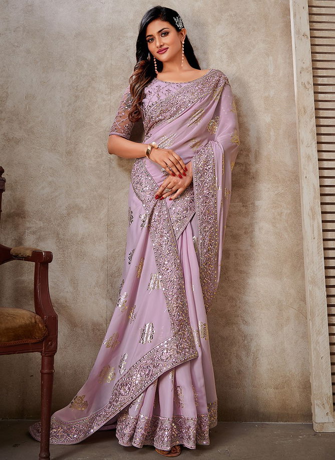 Nayanthara Wholesale Designer Party Wear Sarees Catalog