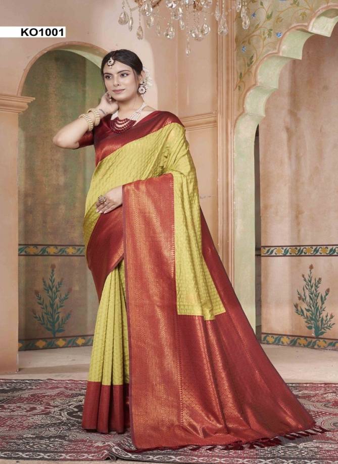 Koyal By 3 Of Kubera Pattu Kanjivaram Silk Wholesale Shop In Surat