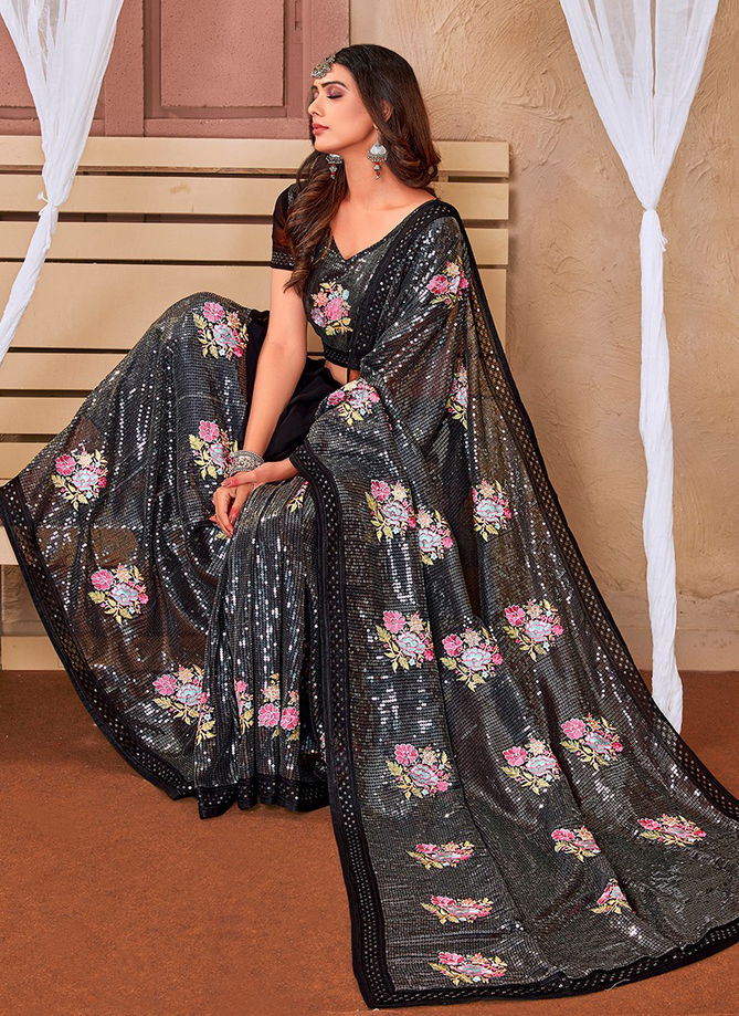 Porsche Wholesale Party Wear Saree Catalog