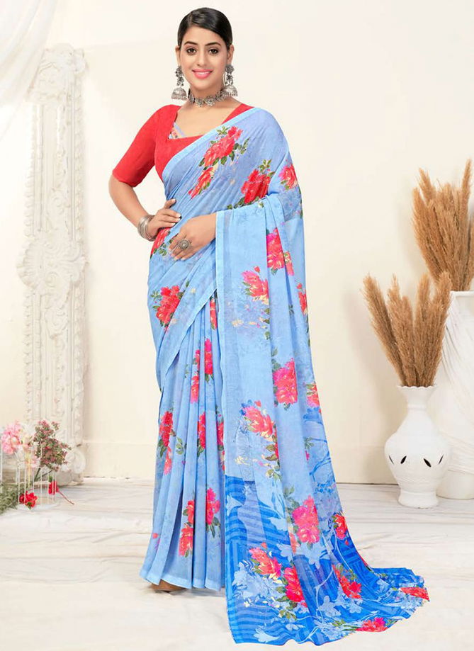 Jhalak By Ishika 8301 To 8314 Printed Sarees Catalog 