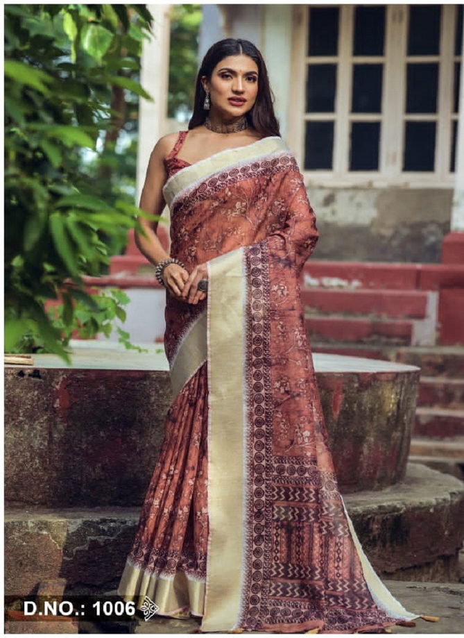 Blossom By Kira Printed Saree Catalog