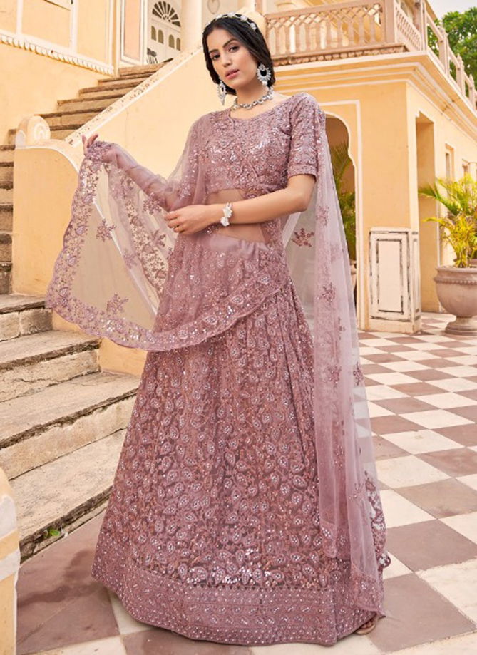 Light Brown Colour Fashion Women Designer Wholesale Party Wear Lehenga Choli 2084 A