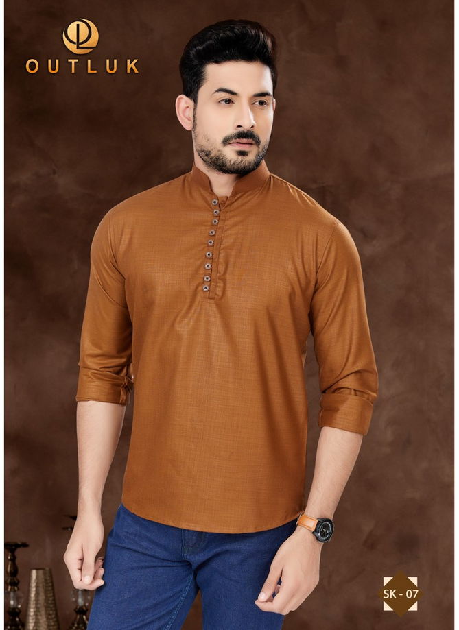 Outluk Short Kurta Vol 1 Mens Catalog