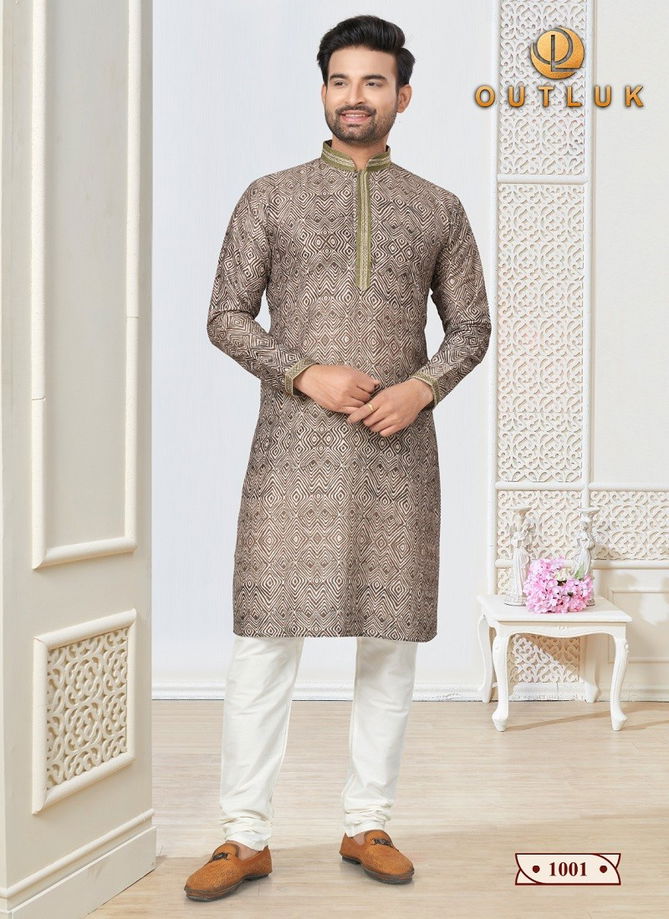 Outluk Wedding Collection 1 Mens Wear Kurta Pajama Catalog