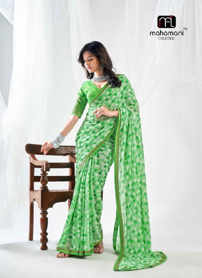 Kum Kum By Mahamani Creation Heavy Printed Sarees Wholesale Manufacturers