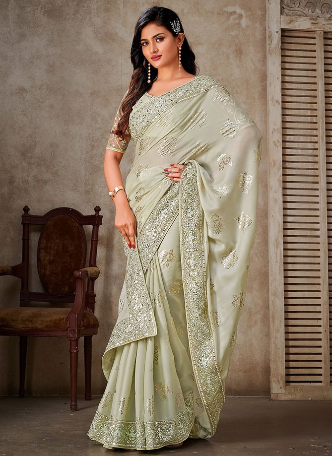 Nayanthara Wholesale Designer Party Wear Sarees Catalog