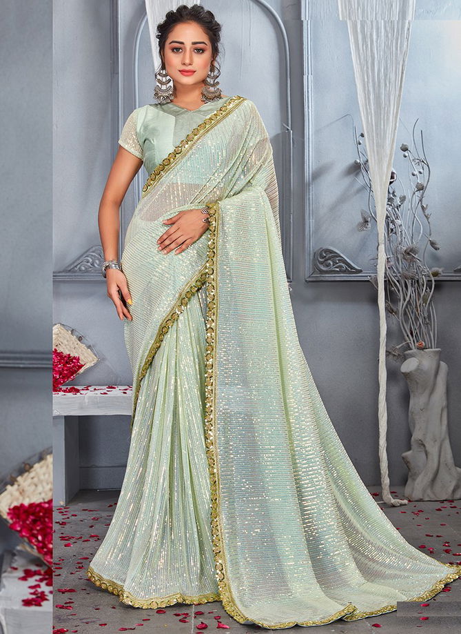 Rudra Designer Party Wear Sarees Catalog