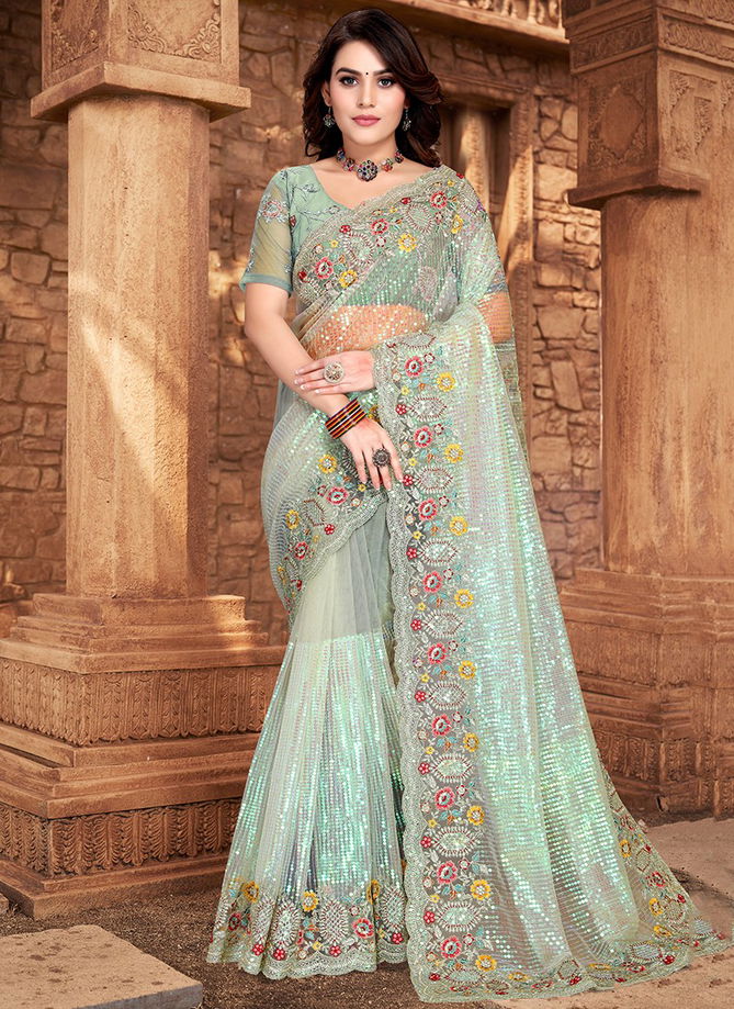 Samahita Designer Wholesale Party Wear Sarees Catalog