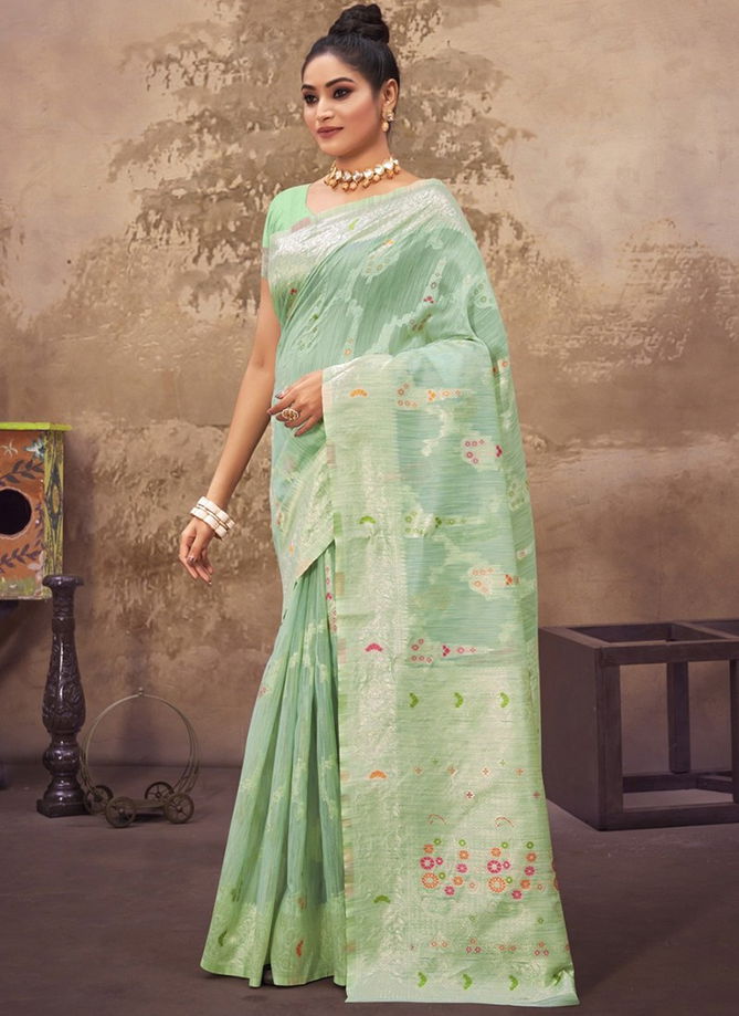 Shipra Printed Wholesale Cotton Silk Sarees Catalog