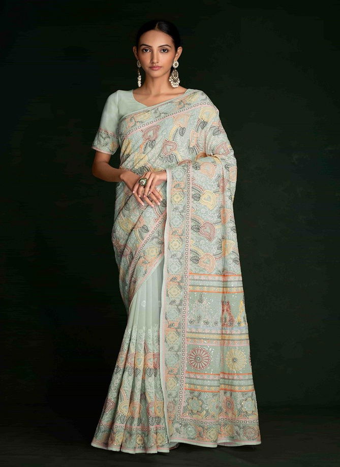 Swarna Vol 5 By Arya Designs Party Wear Saree Catalog