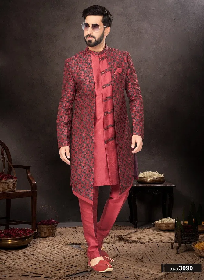 GS Fashion Party Wear Mens Designer Indo Western Wholesale Clothing Distributors In India