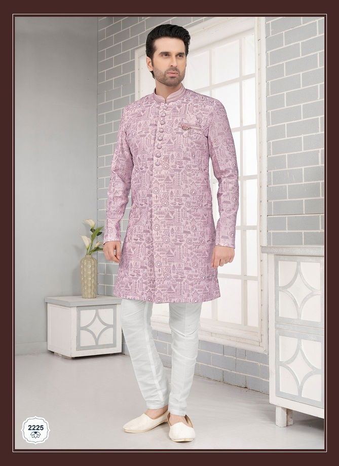 Wedding Wears Art Embroidered Silk Kurta Pajama Suppliers In Mumbai