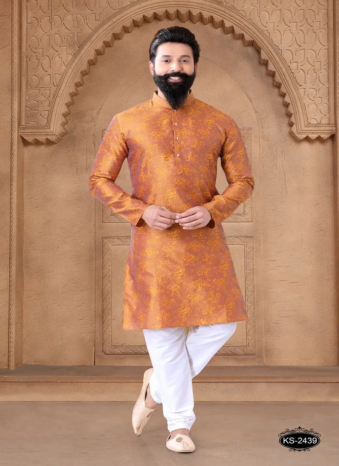 1632 Wedding Mens Wear Stright Kurta Pajama Wholesale Shop In Surat