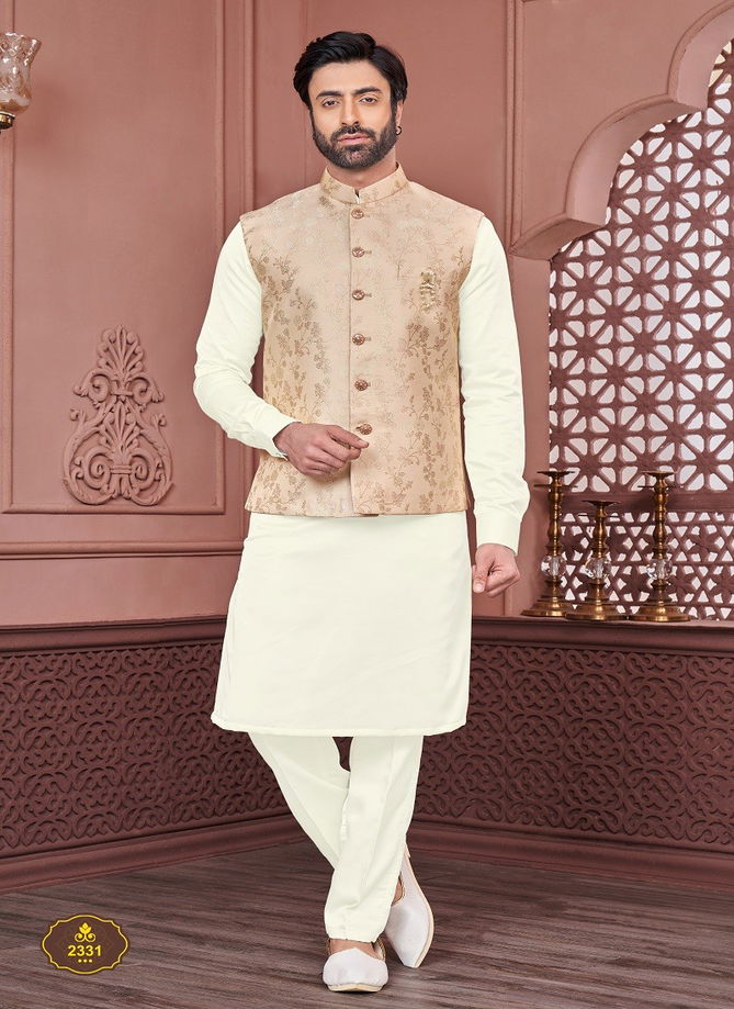 Wedding Wear Mens Modi Jacket Kurta Pajama Wholesale Price In Surat