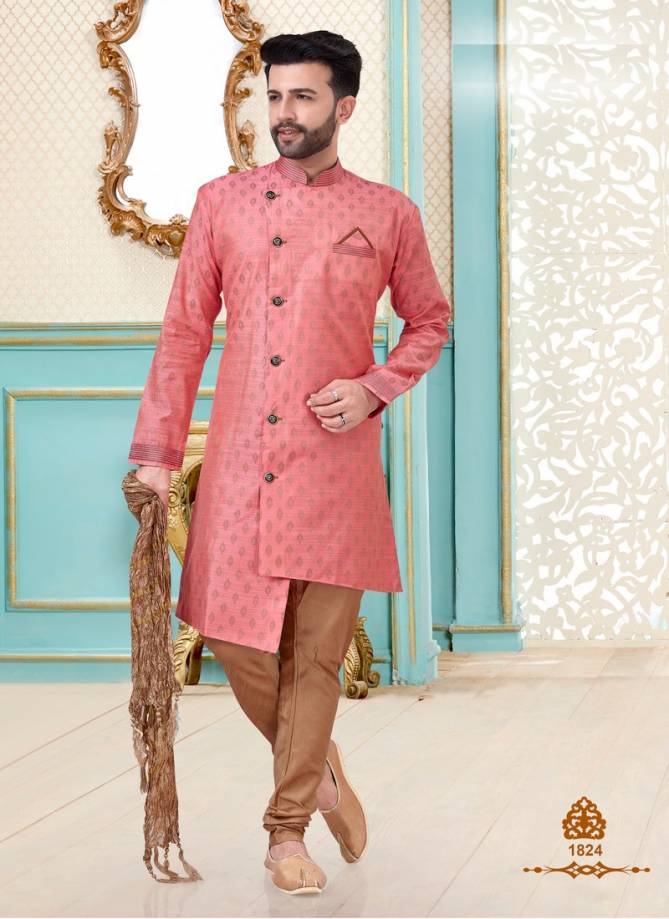 Eid Special Dupion Silk, Linen Cotton and Banarasi Silk Designer and Party Wear Dhoti style and Chdidar Style Kurta Collections