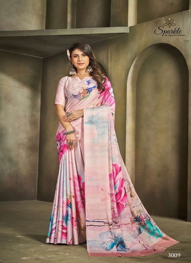 Raina By Charmi Fashion Japan Crepe Designer Saree Catalog