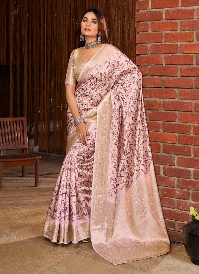 SS 172 Womans Leaf Printed Designer Saree Suppliers In India