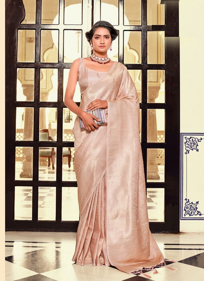 Light Pink Colour Scarlet Silk By Rajpath Silk Saree Catalog 111006