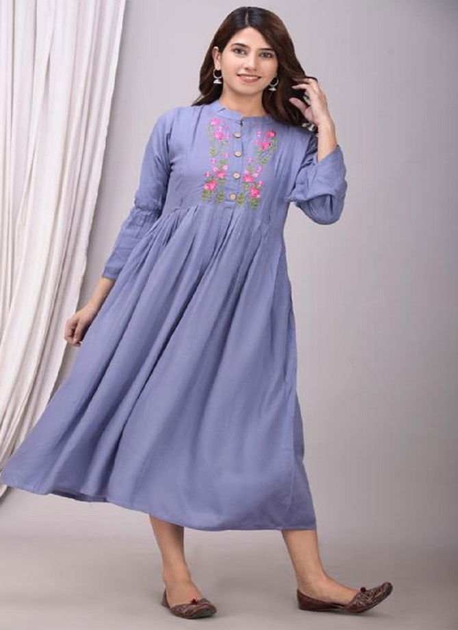 Feeding Vol 2 By Lilly Style Of India Long Kurti Catalog