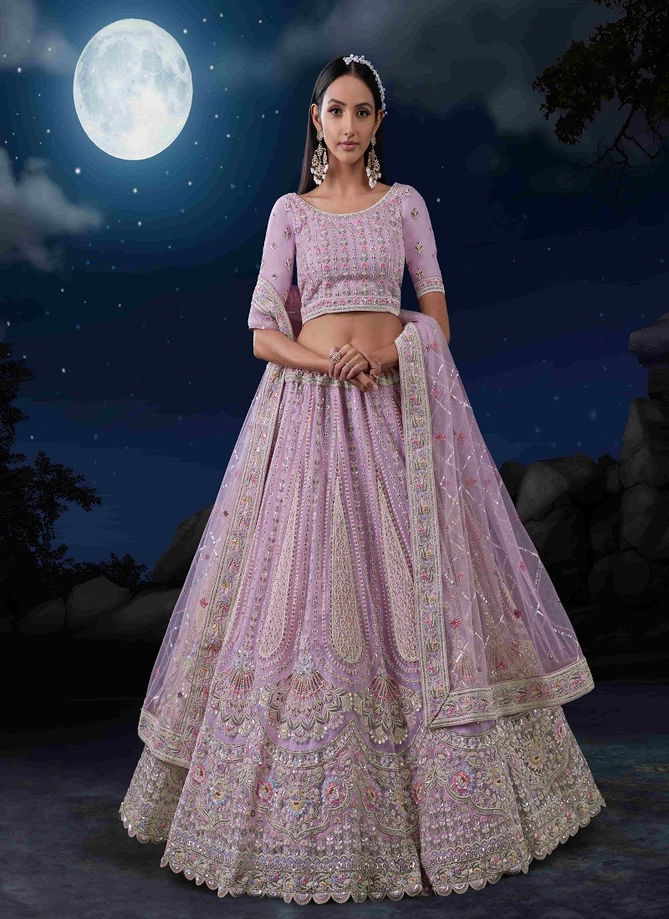 Kimaya VOL 5 By Arya Designs 90001 To 90010 Series Designer Net Lehenga Choli Wholesalers Suppliers In Mumbai