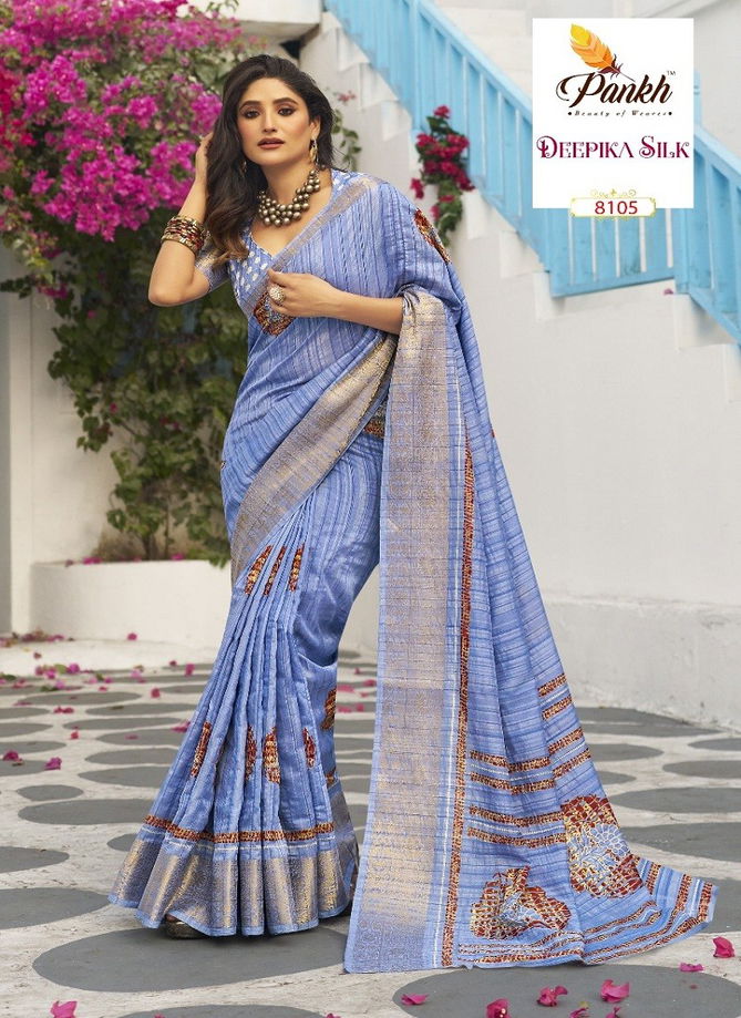 Mahak By Pankh Munga Silk Printed Designer Saree Wholesale Market In Surat With Price